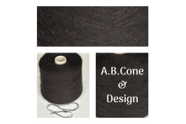 Kid-Mohair Acryl Polyamide 1909K zwart 950 gram