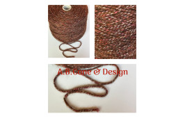 Yarnival 4303K koper gemeleerd 900 gram